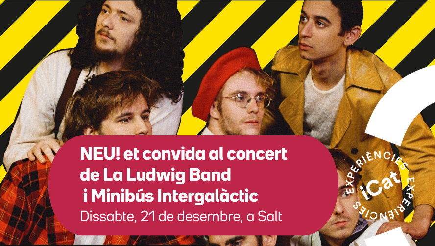 3CatCultura (@3catcultura) on Twitter photo Tens ganes de música en directe? NEU! (<a href="/neu_neuhome/">NEU!</a>) et convida al concert de <a href="/LaLudwigBand/">La Ludwig Band</a> i <a href="/minibusers/">Minibús Intergalàctic</a>, el 21 de desembre, a la <a href="/salalamirona/">LA MIRONA</a> de Salt. Aconsegueix una invitació doble #ExperiènciesiCat
som3cat.video/culturaludwingx Tens ganes de música en directe? NEU! (<a href="/neu_neuhome/">NEU!</a>) et convida al concert de <a href="/LaLudwigBand/">La Ludwig Band</a> i <a href="/minibusers/">Minibús Intergalàctic</a>, el 21 de desembre, a la <a href="/salalamirona/">LA MIRONA</a> de Salt. Aconsegueix una invitació doble #ExperiènciesiCat
som3cat.video/culturaludwingx
