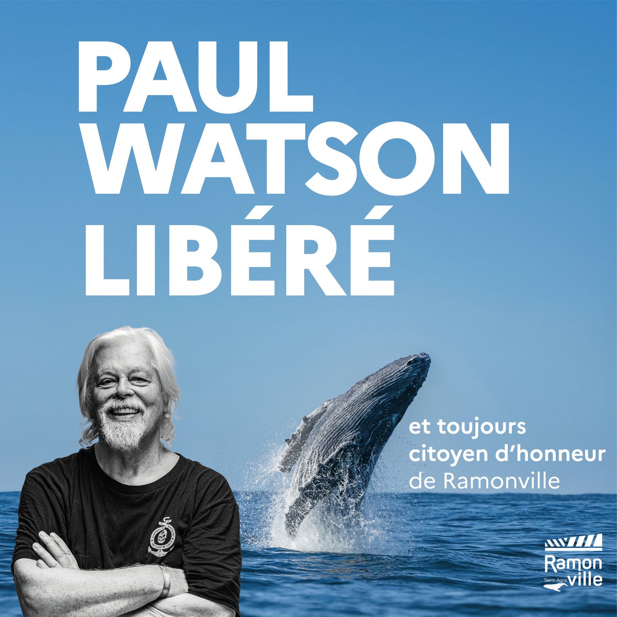 Paul Watson libéré 🙌

Bravo à toutes et à tous pour cette mobilisation collective qui a permis la libération de Paul Watson. 🫶
Une victoire pour la défense de la biodiversité et des écosystèmes marins. 🐋

#freepaulwatson #paulwatson #citoyenhonneur  #ramonville
