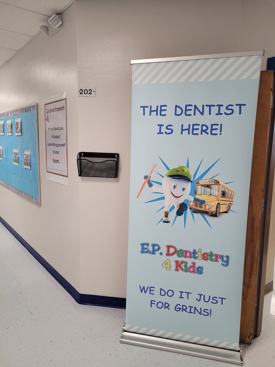 At H.D. Hilley Elementary,  the Dentist comes to you!!  Thank you E.P. Dentistry 4 Kids!!