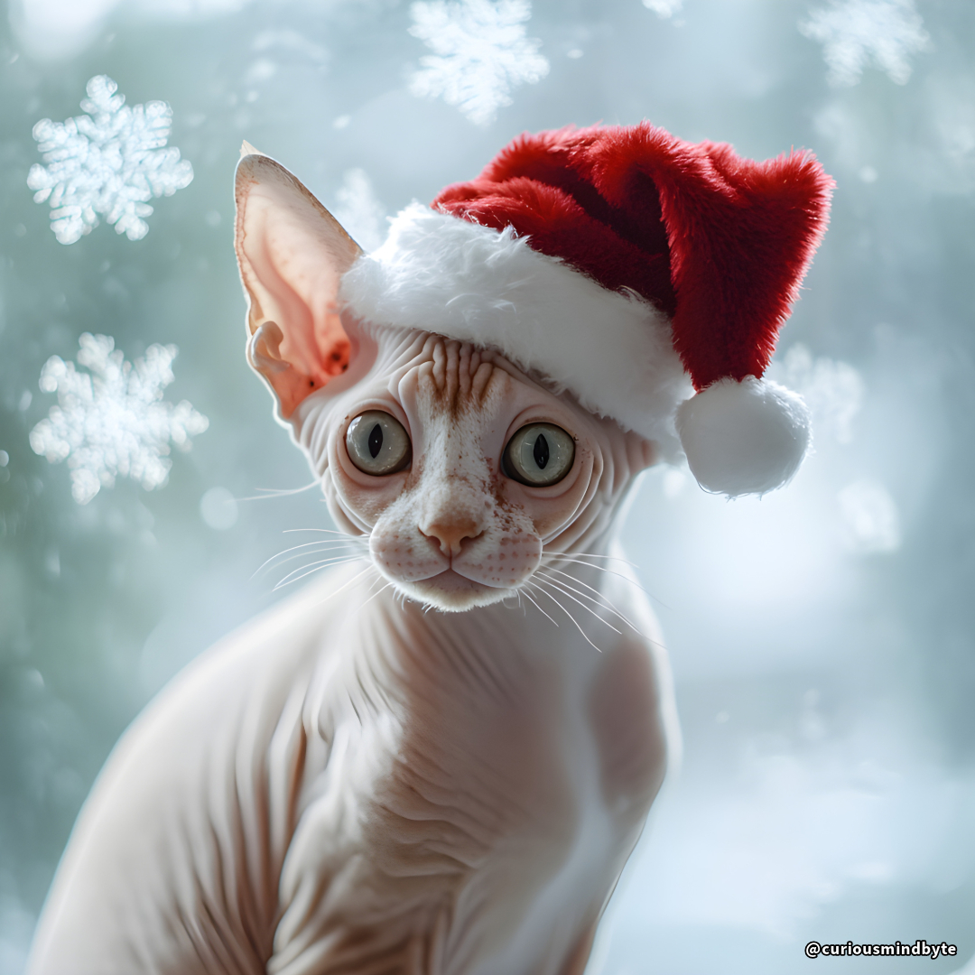 CuriousMindByte's tweet photo. Cat Spotlight: The Devon Rex is a pixie-like breed with big ears and soft, wavy fur. They weigh 5–9 lbs and are social butterflies. Originating in England, they’re often called "monkey cats" for their climbing skills! 🐾🐒 #DevonRex #UniqueCats https://t.co/JY3xipv5ON