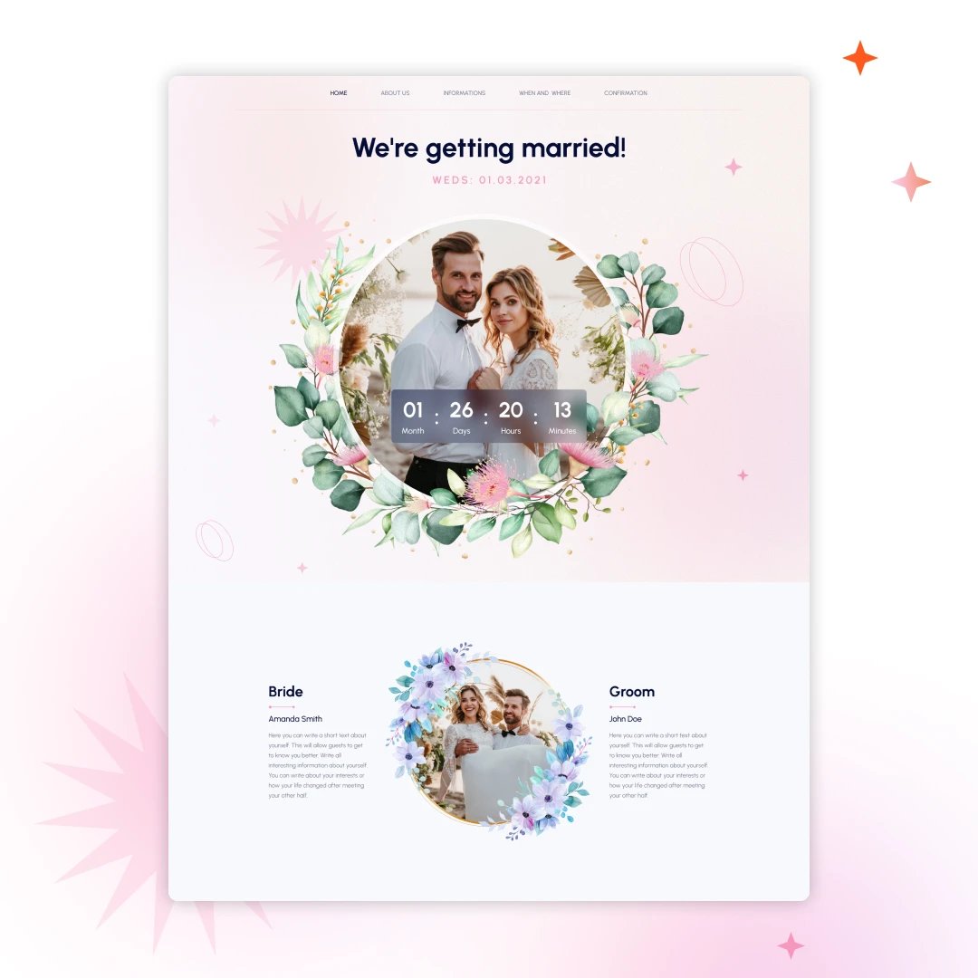 bowwe_com's tweet photo. 💒🤍 Make your wedding unforgettable with a stunning online invitation!

Create a gorgeous wedding website with our FREE Landing Page Template 💐

Try it now ⬇️
https://t.co/R1CGdHfEZK

#wedding #weddingwebsite #bride #weddingtrends #weddinginspo #weddinginvitation #bride #bridetobe #weddinginspiration #weddingideas