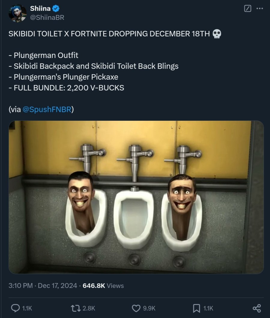 WrathGuy's tweet photo. I thought at first this was some odd, unfunny joke or some kind of nightmare I was having. Fuck kinda collab is this? Who wanted this shit in fortnite. You're telling me we have polls filled with great collabs and we get this-?

#Fortnite #FortniteC6S1鬼Hunters #Fortniteleaks https://t.co/E4aUGd8mpe