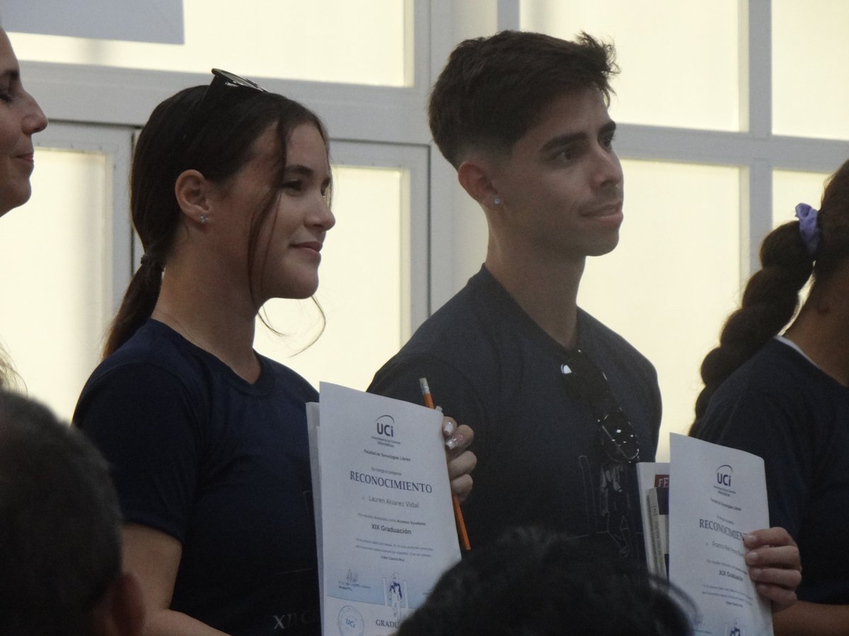 Sobresale Franco Abel Pérez Blanco,como uno de los graduados más integrales de la Facultad de Tecnologías Libres de la <a href="/universidad_uci/">Universidad de las Ciencias Informáticas</a> 
👋Título de Oro: índice académico superior a 4.75 puntos
👋Distinción FEU
👋Distinción A un Futuro Maestro
👋Distinción por Investigación