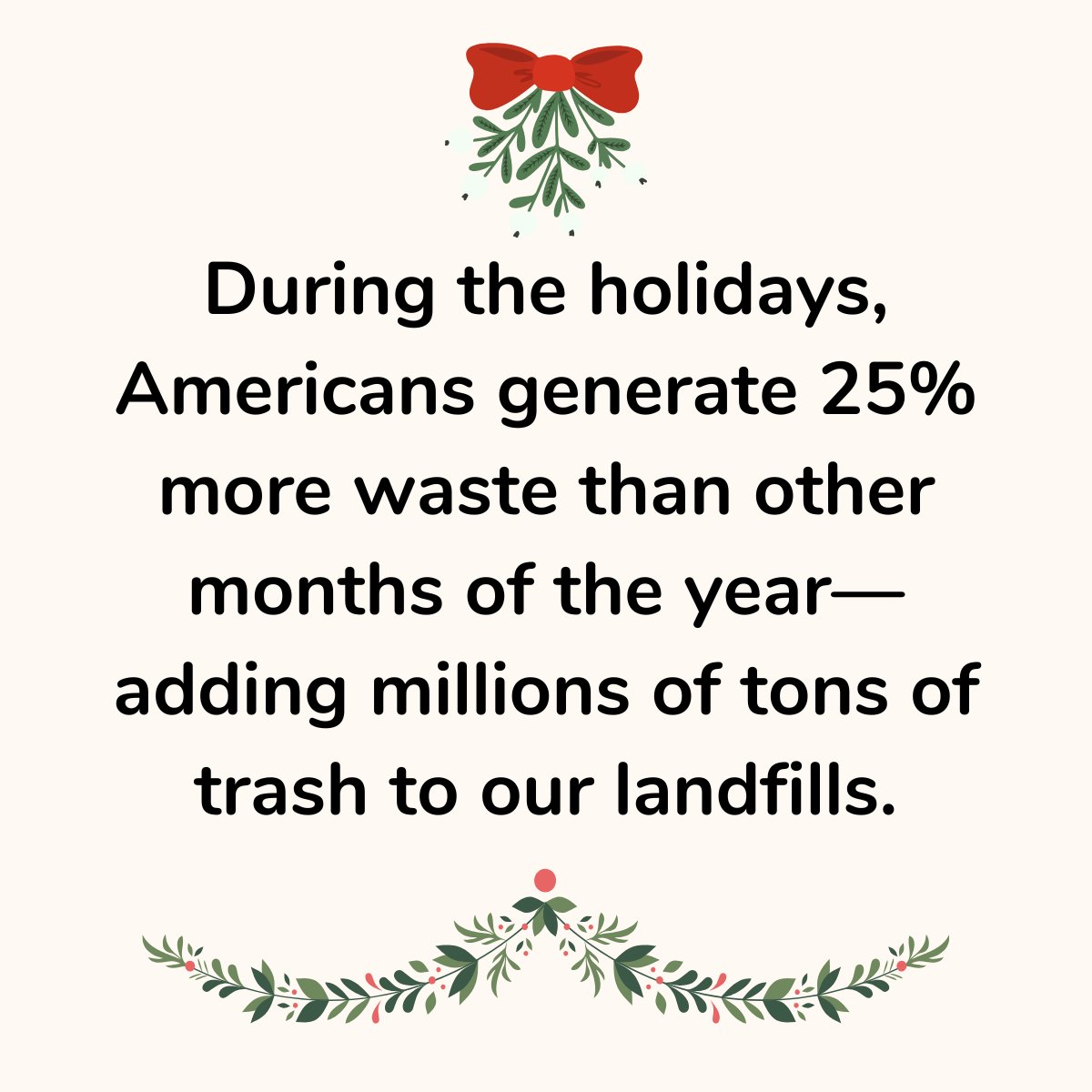 kabtweet's tweet photo. The holidays are here… but that doesn’t mean extra waste needs to be! 🎄

By making small, sustainable changes—like using natural decorations, planning portions carefully, and choosing reusable items—we can celebrate the season AND protect the planet. 🌍 https://t.co/i2srzled79 https://t.co/yvJA2uLMBr