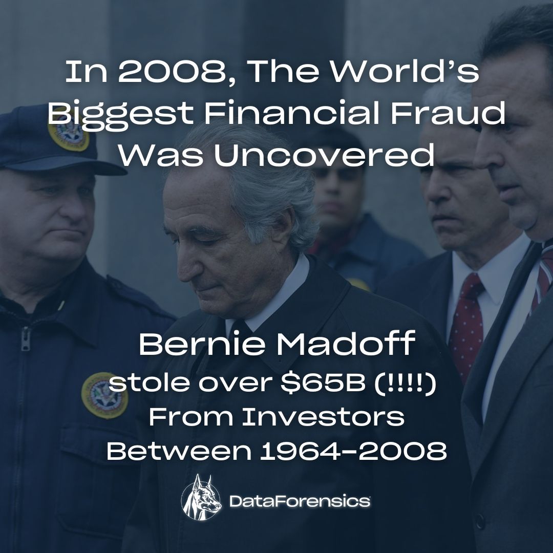 💡 Bernie Madoff’s $65B Ponzi scheme proves trust can be deceiving.

At DataForensics, we uncover fraud with data-driven analysis &amp; expert guidance. Clarity is the first step forward. buff.ly/4dT6P09
