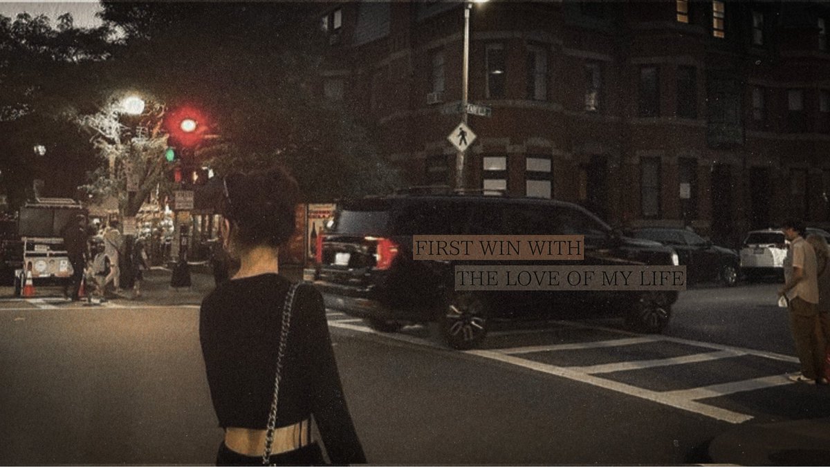 Happy first win to us, my best friend! I love you endlessly. ❤️