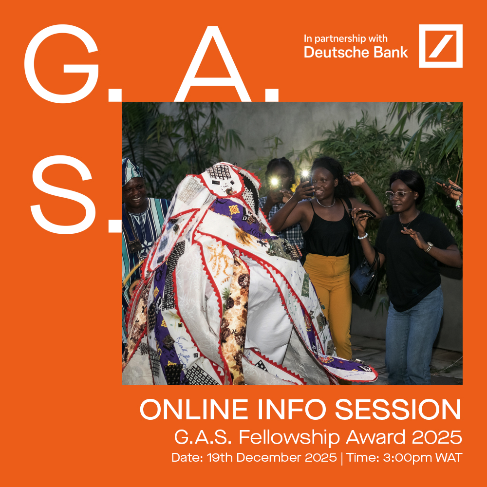 Have you got questions about the G.A.S. Fellowship Award 2025?

Join us this Thursday on Zoom for a session covering application guidelines, eligibility, and more, with a Q&amp;A included!

💻️ Register here: zoom.us/webinar/regist…

#gasfoundation #guestartistsspace @deutschebank