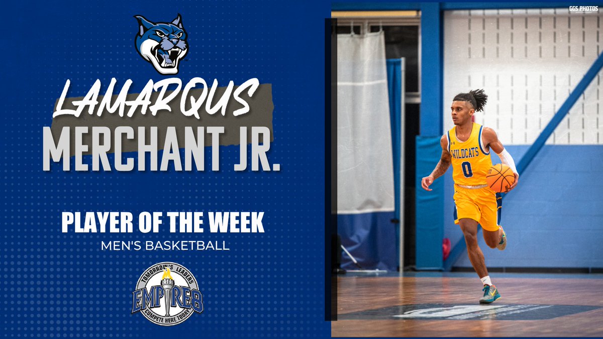 SUNY Poly Wildcats (@polywildcats) on Twitter photo Congratulations to LaMarqus Merchant Jr. for being named the Empire 8 Men's Basketball Player of the Week! Congratulations to LaMarqus Merchant Jr. for being named the Empire 8 Men's Basketball Player of the Week!