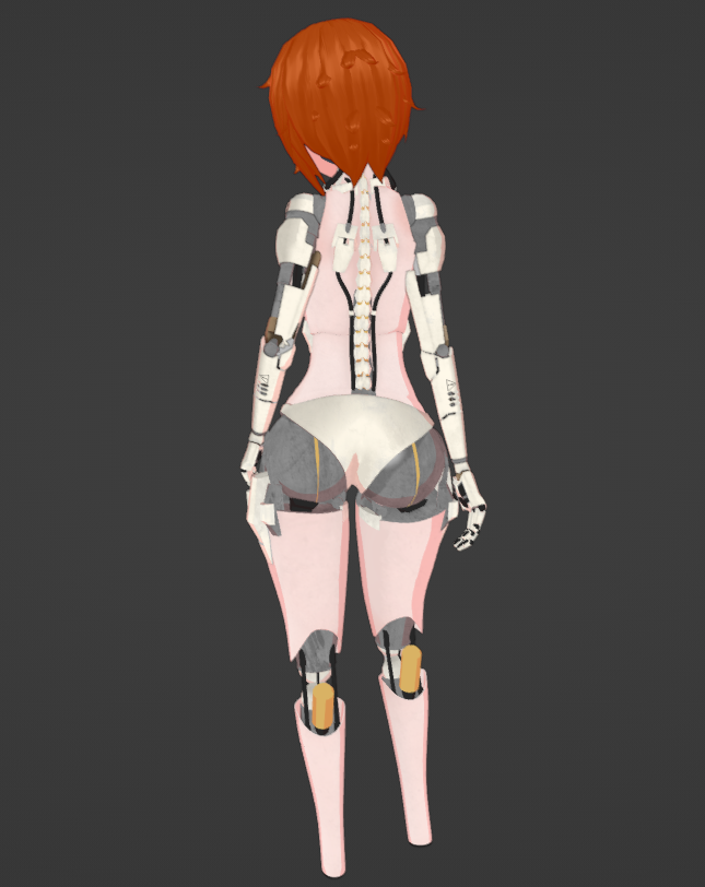 bee_tis's tweet photo. i think thats the texture complete cos i am very happy with this
next the facial blendshapes
additionally for people who read this please comment what price you think i should sell this avatar for
#b3d #vtuber #vrchat #mecha #robotgirl https://t.co/h285qXknp6