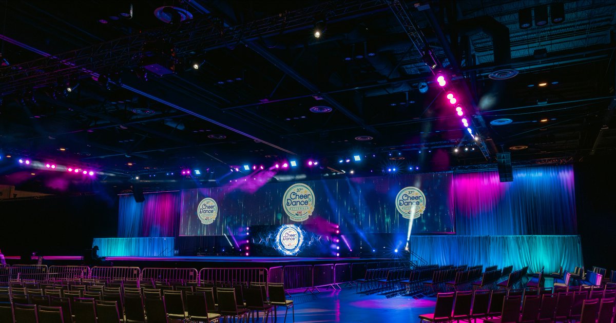 AmericanAV_'s tweet image. Making moments unforgettable—one routine at a time! 💃🔊 From seamless stage setups to flawless tech, we brought the vision to life at this national competition. #EventExperts