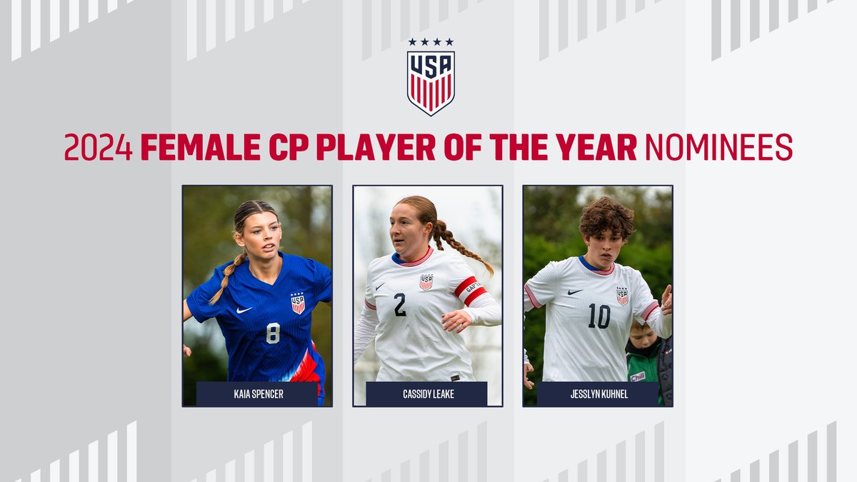 ussoccer's tweet photo. Their year. Their moment. 🌟

Vote now for the 2024 U.S. Soccer Extended National Teams Player of the Year! » https://t.co/Mau57PYKCn https://t.co/rk70M8l9rD