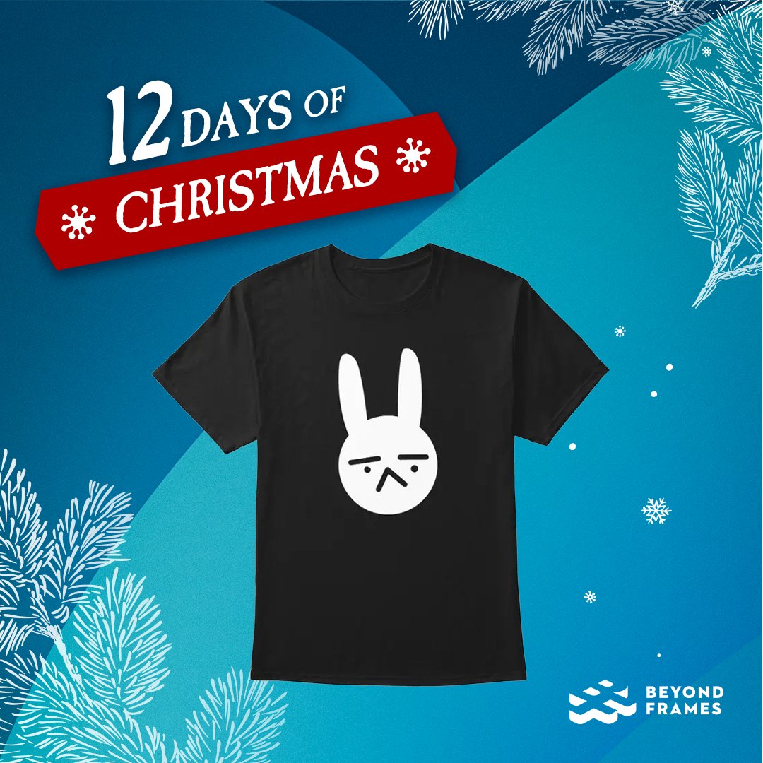 Beyond Frames (@beyondframesent) on Twitter photo Day 5 of the 12 Days of Christmas giveaways is here, and today we've got a Down the Rabbit Hole tshirt!
To enter:
1️⃣ Like ❤️ and reshare 🔃
2️⃣ Follow 👉 <a href="/DTRH_game/">Escaping Wonderland</a>
3️⃣ Follow 👉 <a href="/beyondframesent/">Beyond Frames</a>
4️⃣ Comment below
Winner announced in 24 hours - good luck! 🐇🎲
#BeyondXmas Day 5 of the 12 Days of Christmas giveaways is here, and today we've got a Down the Rabbit Hole tshirt!
To enter:
1️⃣ Like ❤️ and reshare 🔃
2️⃣ Follow 👉 <a href="/DTRH_game/">Escaping Wonderland</a>
3️⃣ Follow 👉 <a href="/beyondframesent/">Beyond Frames</a>
4️⃣ Comment below
Winner announced in 24 hours - good luck! 🐇🎲
#BeyondXmas