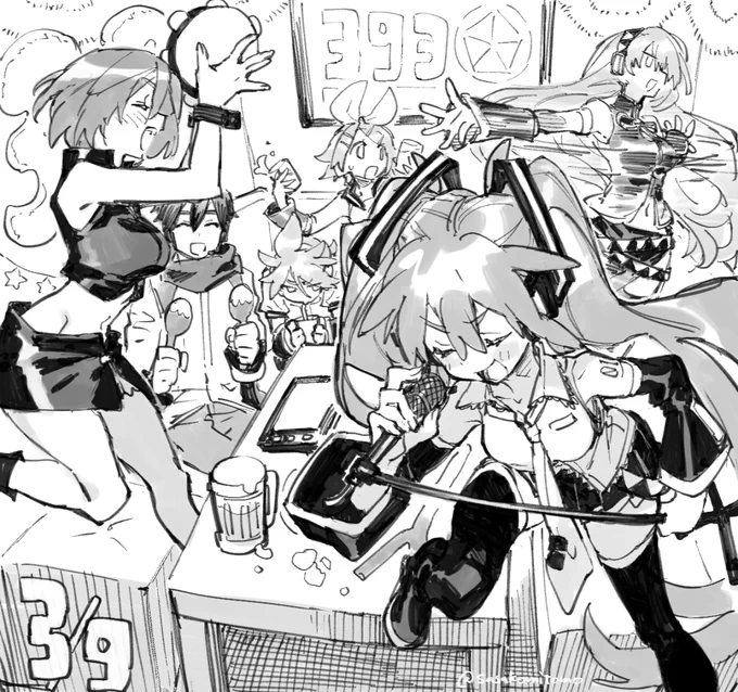 #今年も残りわずかなので今年一番伸びた絵を貼る 
修正版 