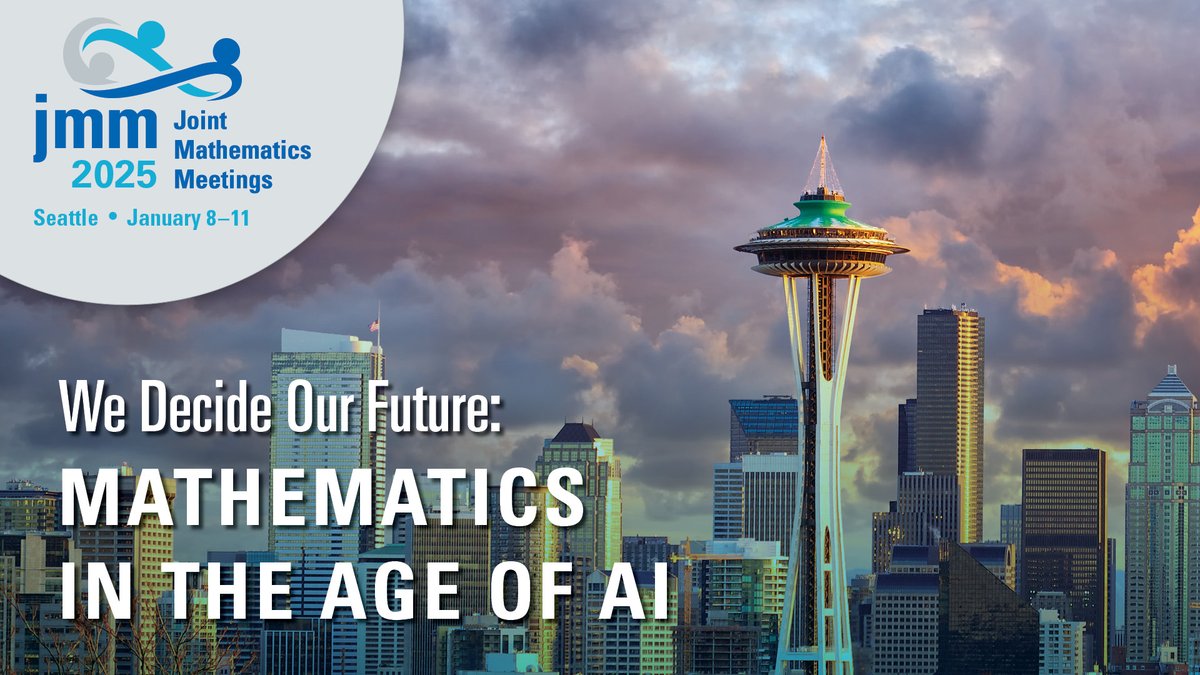 Don’t miss your chance to secure #JMM2025 registration at a discounted rate! Register by December 23, before rates increase. 

Register today: ow.ly/xU9I50TUPXN