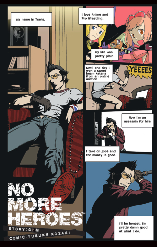 Grasshopper_EU's tweet photo. No More Heroes - Official Promotional Comic https://t.co/Wu2CZSYt5k
