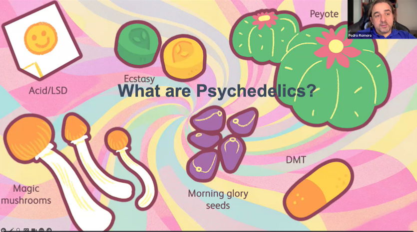 PhD student Pedro Romero delivered a public research lecture on Psychedelic-Assisted Therapy (PAT) for Gambling Disorder. He shared insights on PAT’s potential to help those with gambling addiction and related mental health issues.

#GamblingDisorder #PsychedelicTherapy