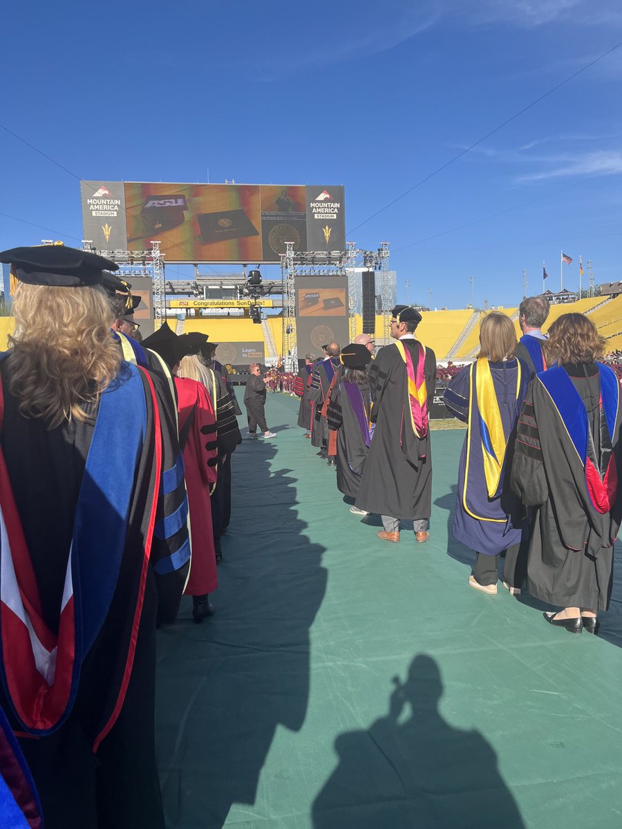 Yesterday we recognized our ⁦<a href="/ASU/">Arizona State University</a>⁩ students as they graduated and tonight at 730pm, we will celebrate our newest Watts ⁦<a href="/asupublicsvc/">Watts College of Pub Svc</a>⁩ alumni! Can’t wait ⁦<a href="/ASUSocialWork/">ASU Social Work</a>⁩ ⁦<a href="/ASUCrimJustice/">ASU Criminal Justice</a>⁩ ⁦<a href="/ASUPubAffairs/">ASU School of Public Affairs</a>⁩ ⁦<a href="/ASUCommunities/">ASU School of CR&D</a>⁩!