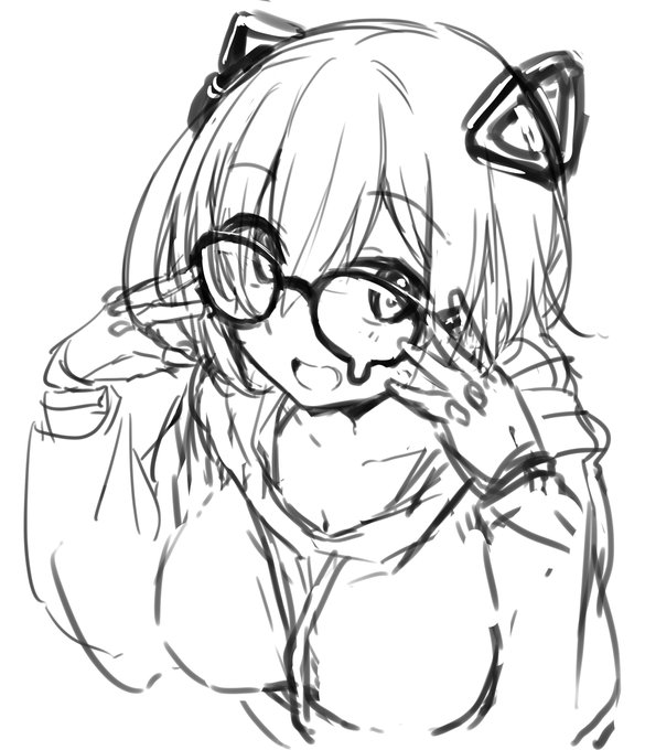 整理してたら出てきた勢いで描いたホロメンラフ 