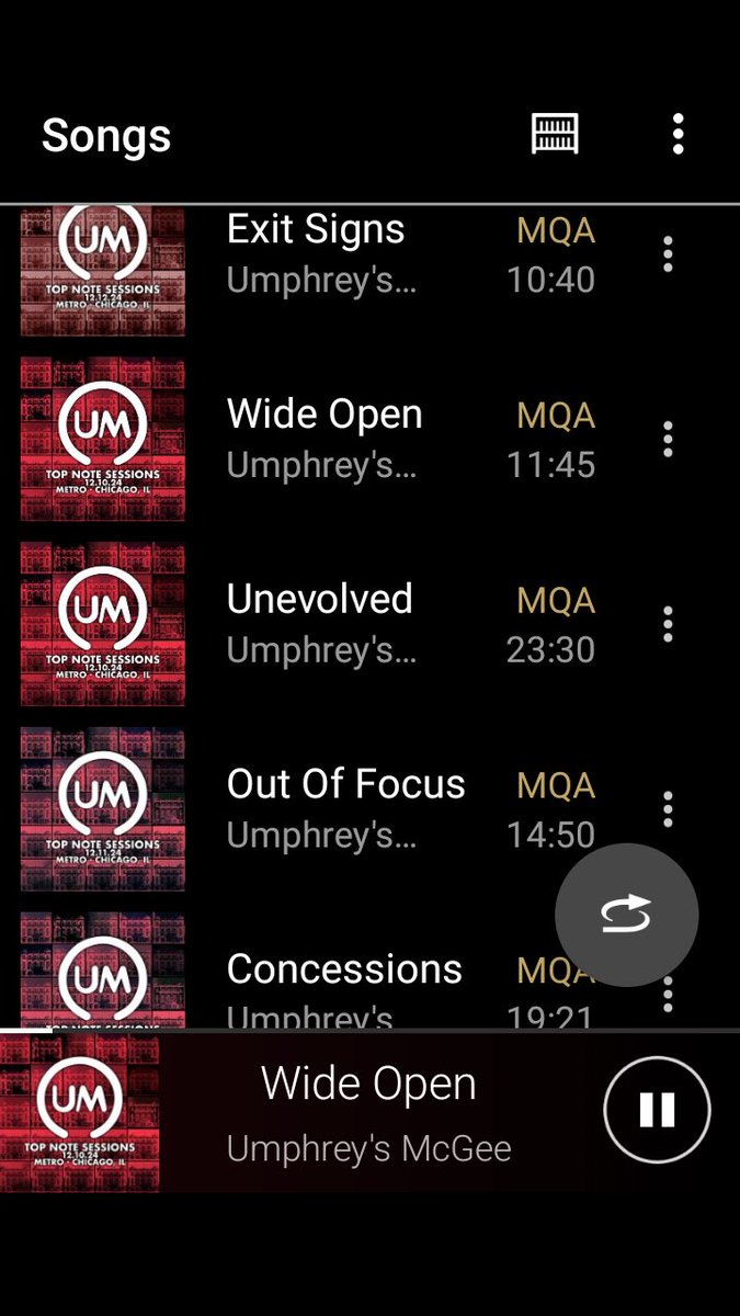 Driinity's tweet image. Top Note Sessions has my head flooded with earworms. Got a favorite? #umphreys