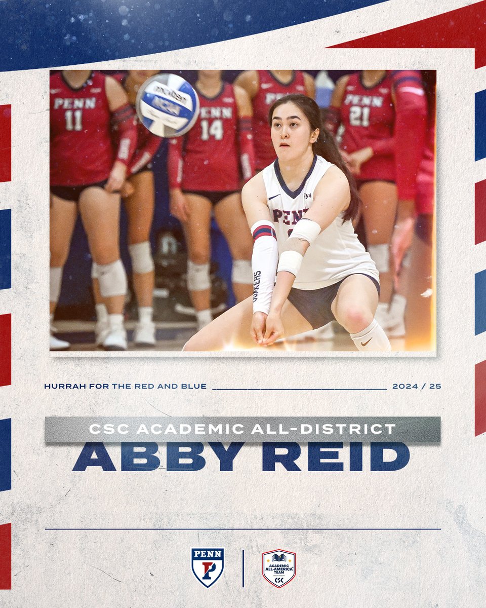 Penn Volleyball (@pennvolleyball) on Twitter photo Congratulations to ABBY and ZADA, named to the <a href="/CollSportsComm/">College Sports Communicators</a> Academic All-District for Division I volleyball earlier today!
π° goquakers.co/3ZZkluL
#FightOnPenn β€οΈππ Congratulations to ABBY and ZADA, named to the <a href="/CollSportsComm/">College Sports Communicators</a> Academic All-District for Division I volleyball earlier today!
π° goquakers.co/3ZZkluL
#FightOnPenn β€οΈππ