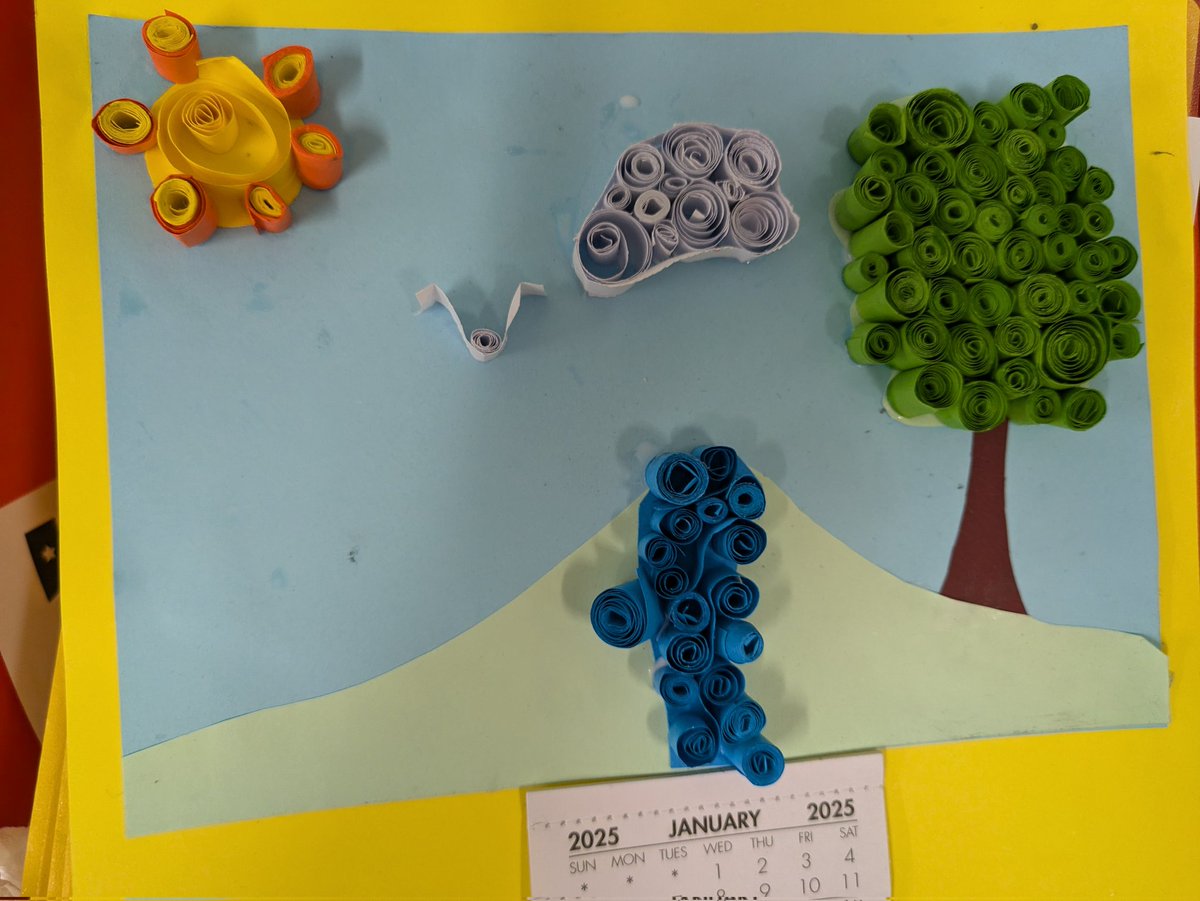EastfieldPSHull's tweet photo. #eps4AB enjoyed making their calendars using the coiling techniques they have learnt in art this term. #epsart https://t.co/sbJT8WWzf5