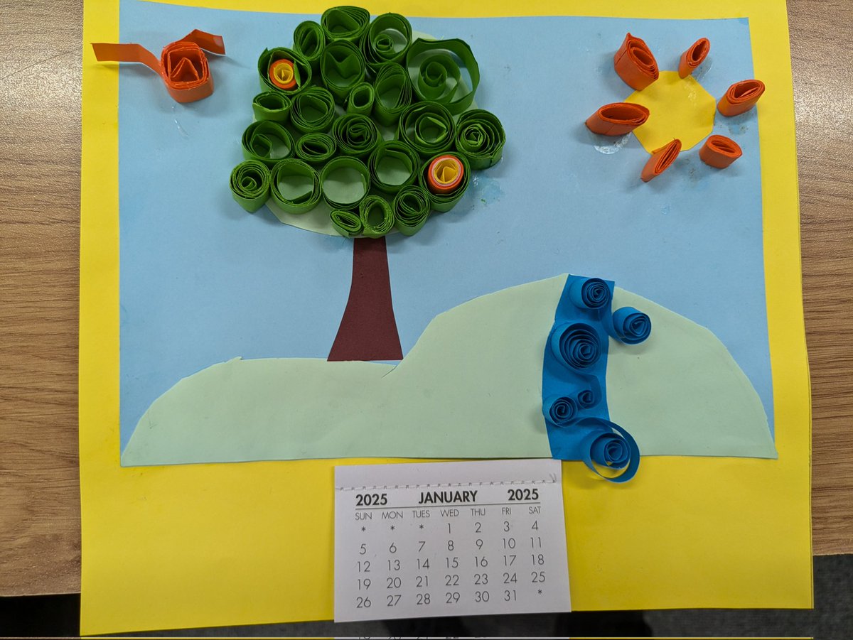 EastfieldPSHull's tweet photo. #eps4AB enjoyed making their calendars using the coiling techniques they have learnt in art this term. #epsart https://t.co/sbJT8WWzf5
