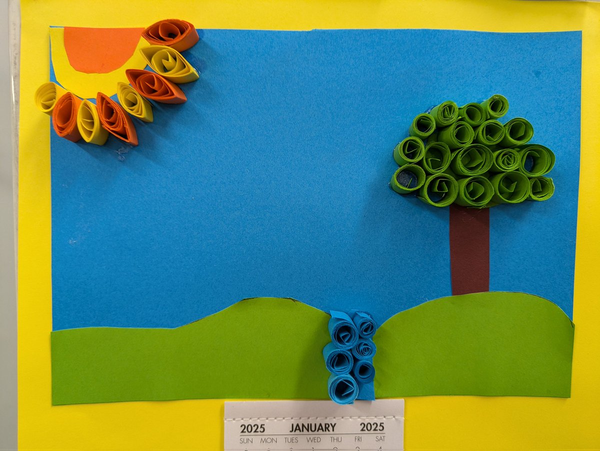 EastfieldPSHull's tweet photo. #eps4AB enjoyed making their calendars using the coiling techniques they have learnt in art this term. #epsart https://t.co/sbJT8WWzf5