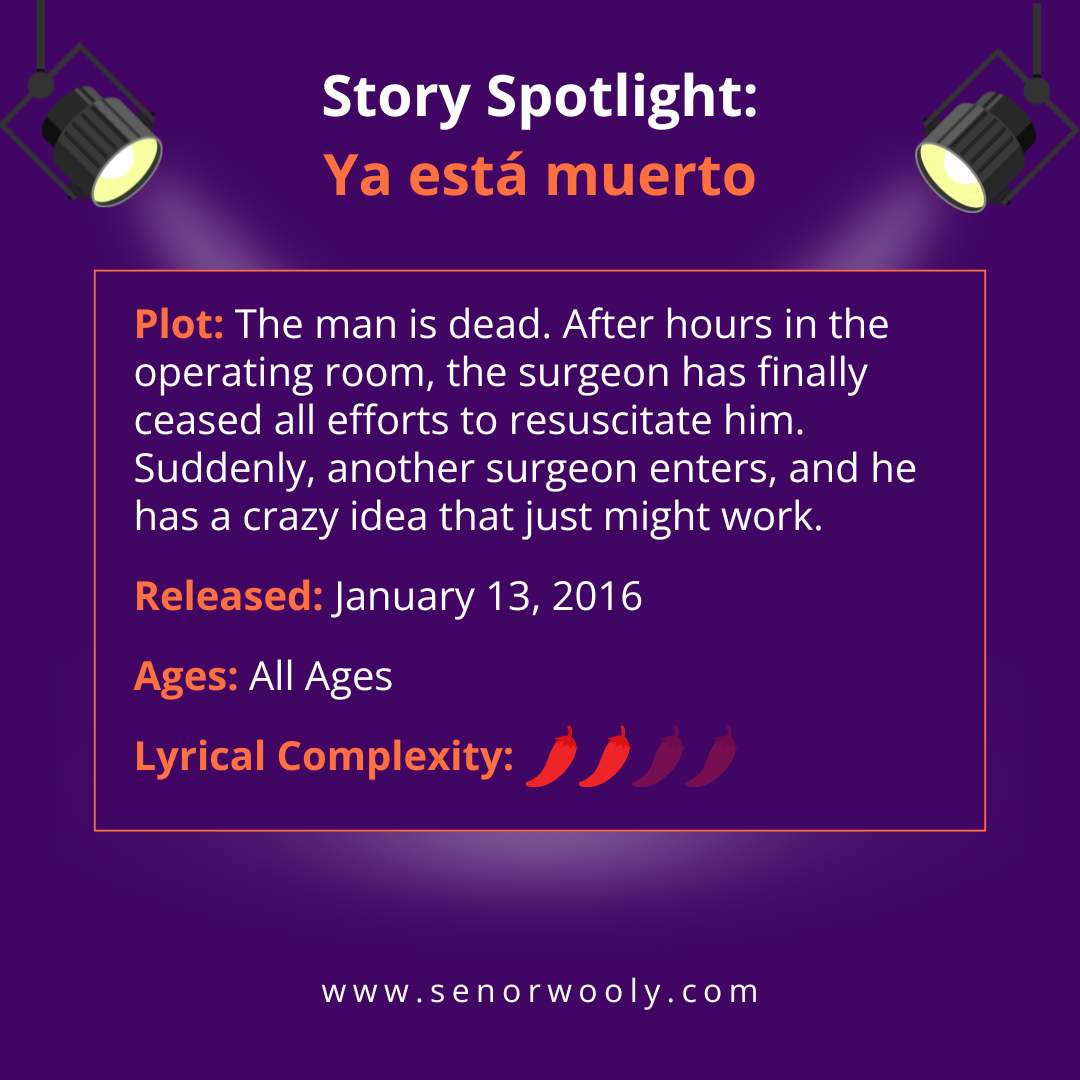 Some trivia related to today's story spotlight: Who is the extra special guest star that appears in our video for Ya está muerto?