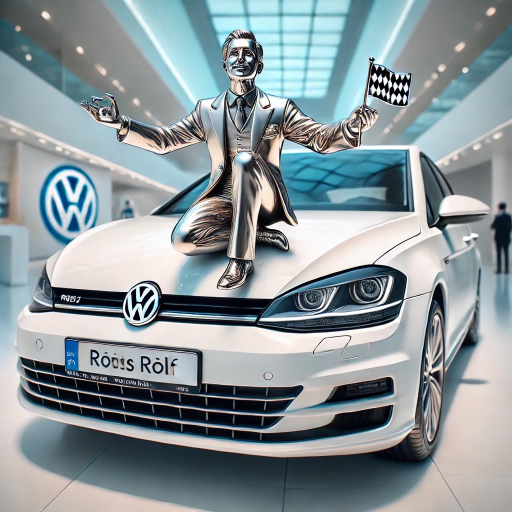 Falls Volkswagen, unter einer Regierung mit Markus Söder, vom deutschen Staat Hilfen bekommen würde, bin ich mir sicher das der nächste VW so aussehen wird. Also inklusive dieser dezenten Kühlerfigur.