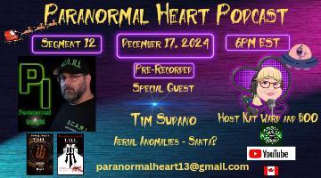 Tonight, December 17 @ 6 PM EST, a new episode will be out. My special guest will be Tim Sudano. Tim will discuss strange areal objects, including Santa.  #arealphenomenon #santa #santatimelord 
youtube.com/live/doPz_evRl…