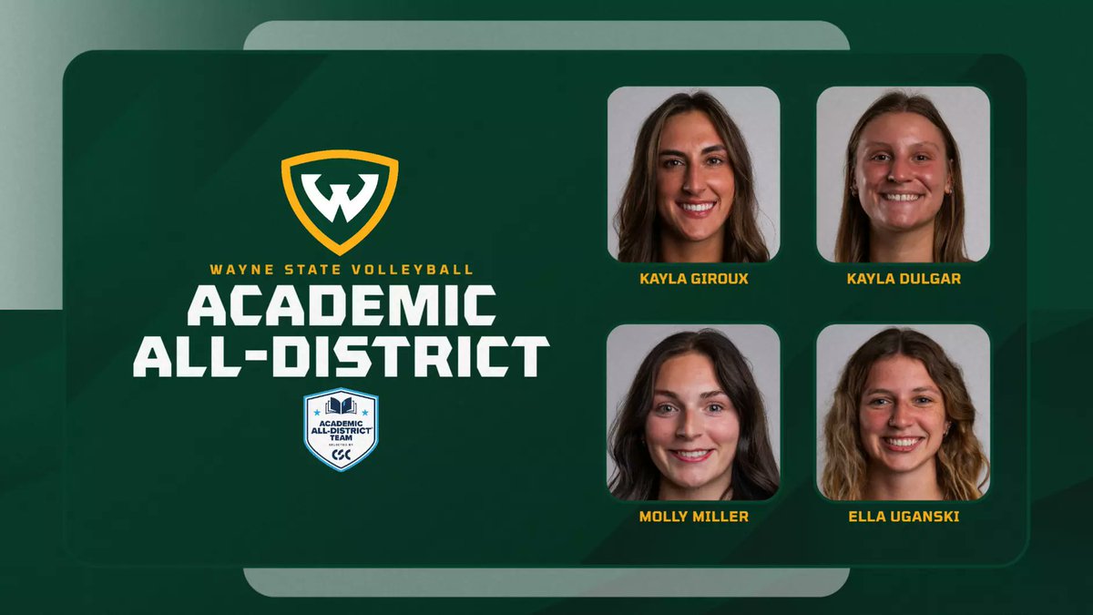 #WarriorVB:  Four Volleyball Student-Athletes Receive CSC Academic All-District Recognition

tinyurl.com/2j84v5cb

#REPthe313