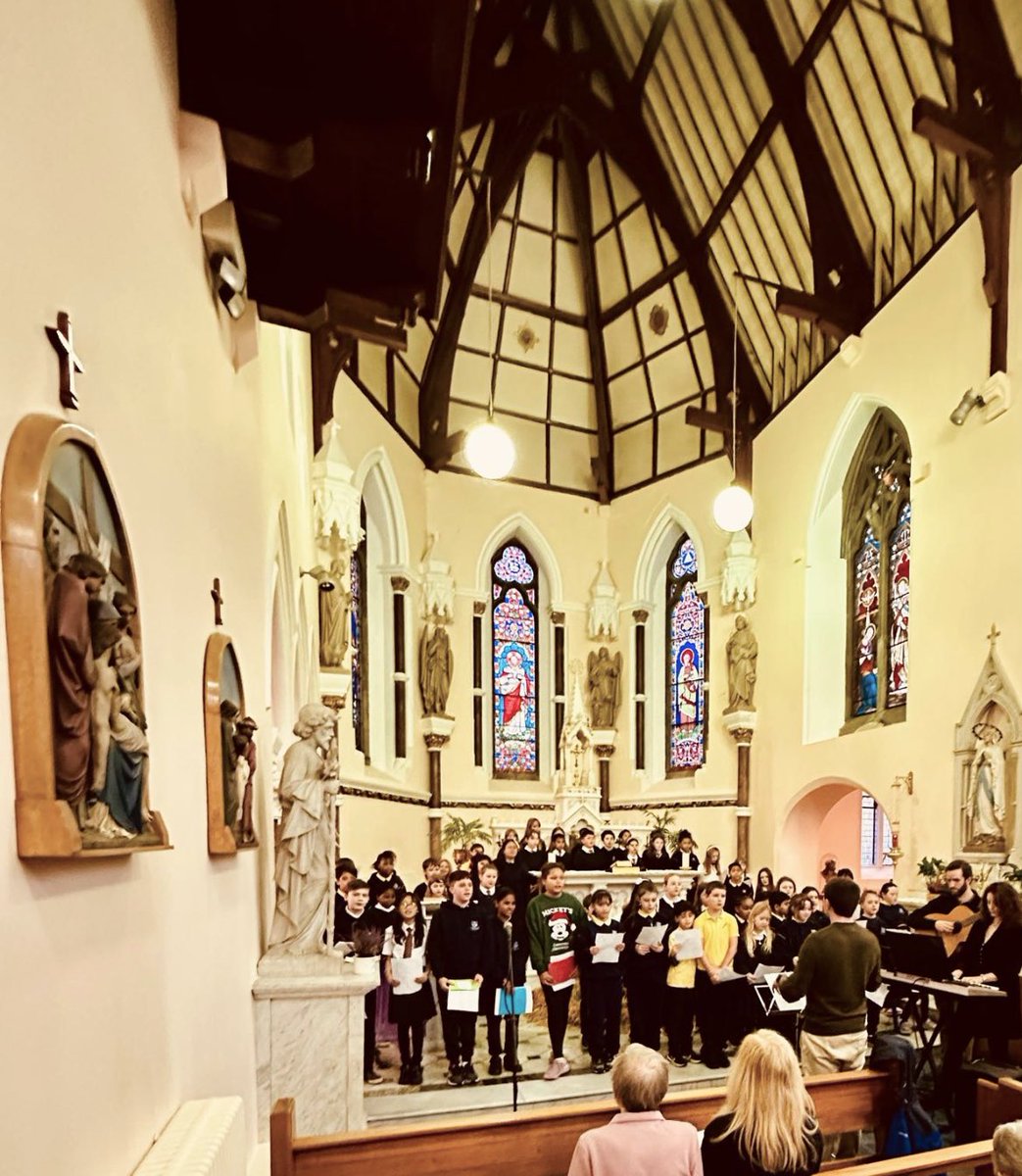 What a delight it was for our pupils, led by Ms. Rachel, Mr. O’Dea, and Mr. Farrell, to perform a beautiful carol service in the Chapel of St. Maries of the Isle Covent today! A festive celebration of music and community spirit. 🎶🎄 #CommunitySpirit