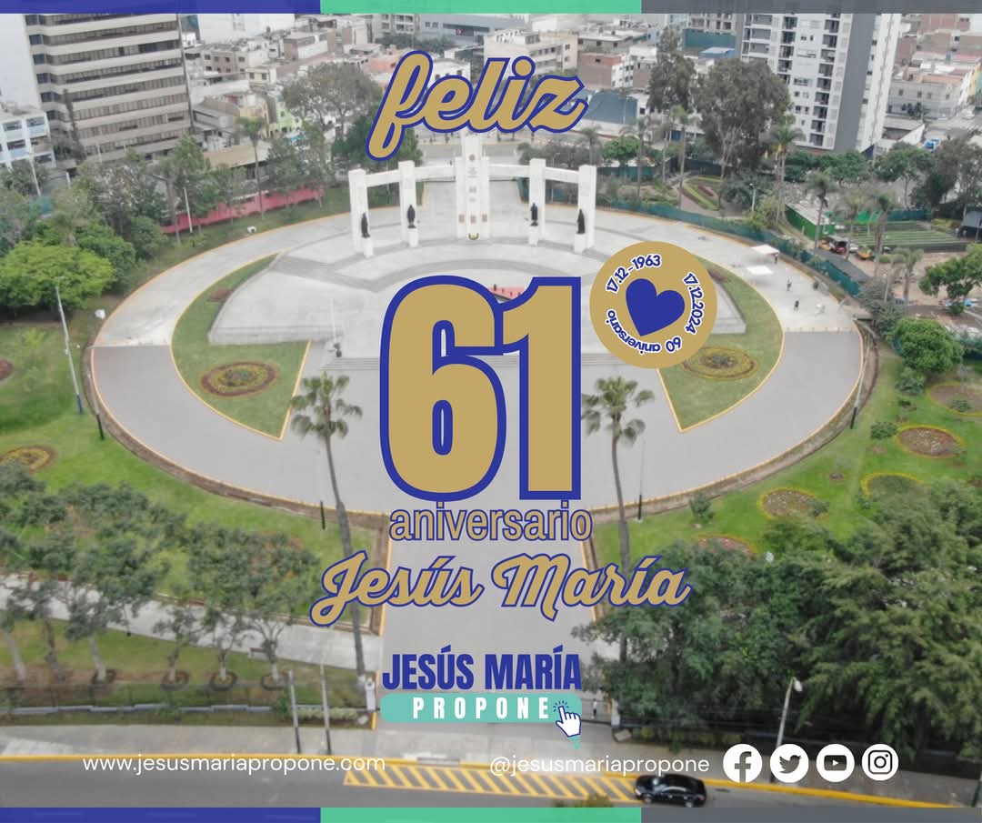JPropone's tweet photo. #Feliz61aniversarioJesúsMaría 🥂🎂

En cada rincón del mundo donde haya un jesusmariano, habrá un corazón orgulloso que late con fuerza.

Que este aniversario fortalezca los lazos comunitarios para enfrentar juntos los desafíos del futuro .
¡Viva Jesús María! https://t.co/UuLZqFv3aC