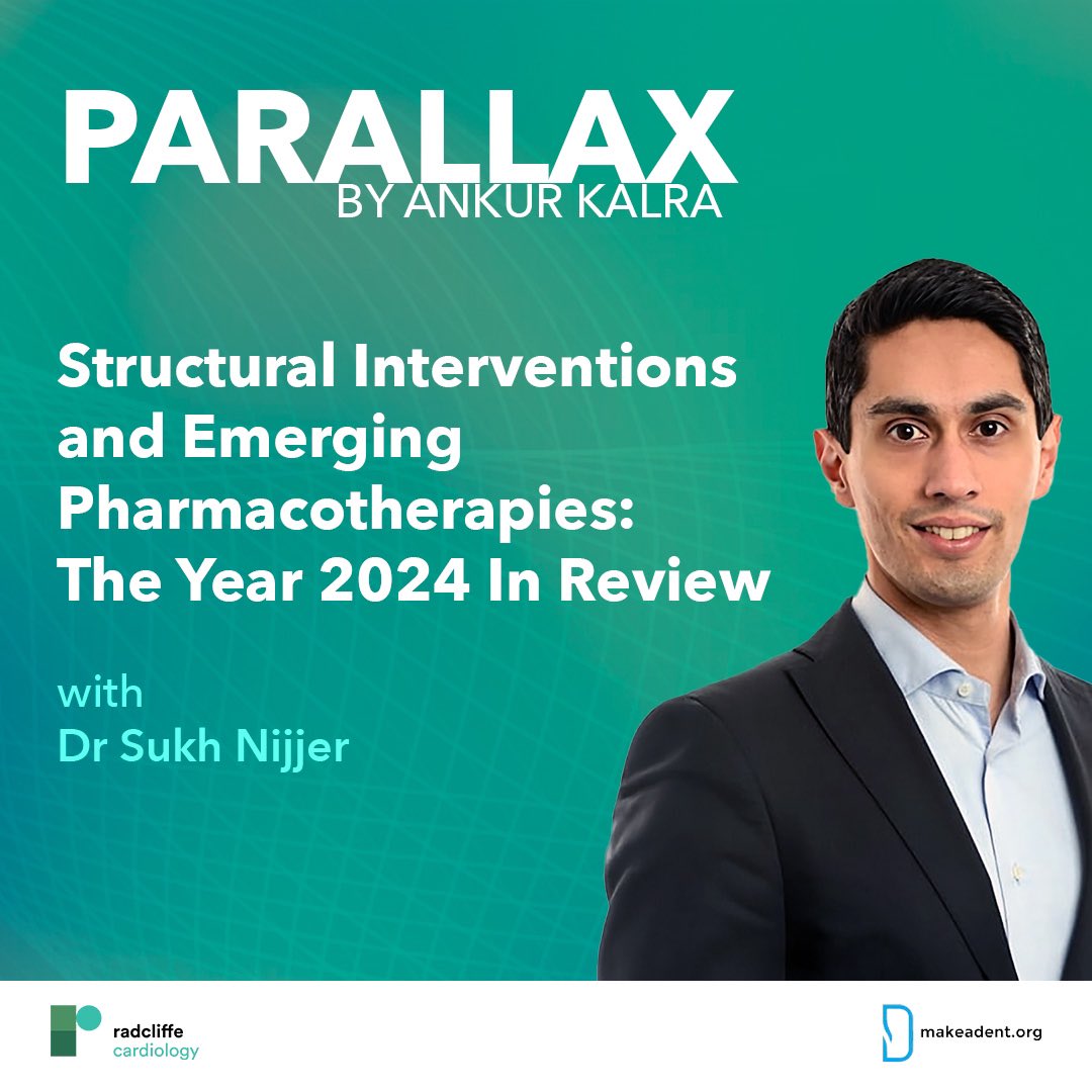 Ankur Kalra (@ankurkalramd) on Twitter photo Parallax Season 6 Finale with our perennial annual feature—Dr. <a href="/SukhNijjer/">Sukh Nijjer</a>. It’s a two-part episode series, encompassing coronary, structural & drug trials in cardiology. Have a listen! Sukh is in top form as usual. Merry Christmas & Happy New Year! Enjoy the Holidays!
Ep 124: Parallax Season 6 Finale with our perennial annual feature—Dr. <a href="/SukhNijjer/">Sukh Nijjer</a>. It’s a two-part episode series, encompassing coronary, structural & drug trials in cardiology. Have a listen! Sukh is in top form as usual. Merry Christmas & Happy New Year! Enjoy the Holidays!
Ep 124:
