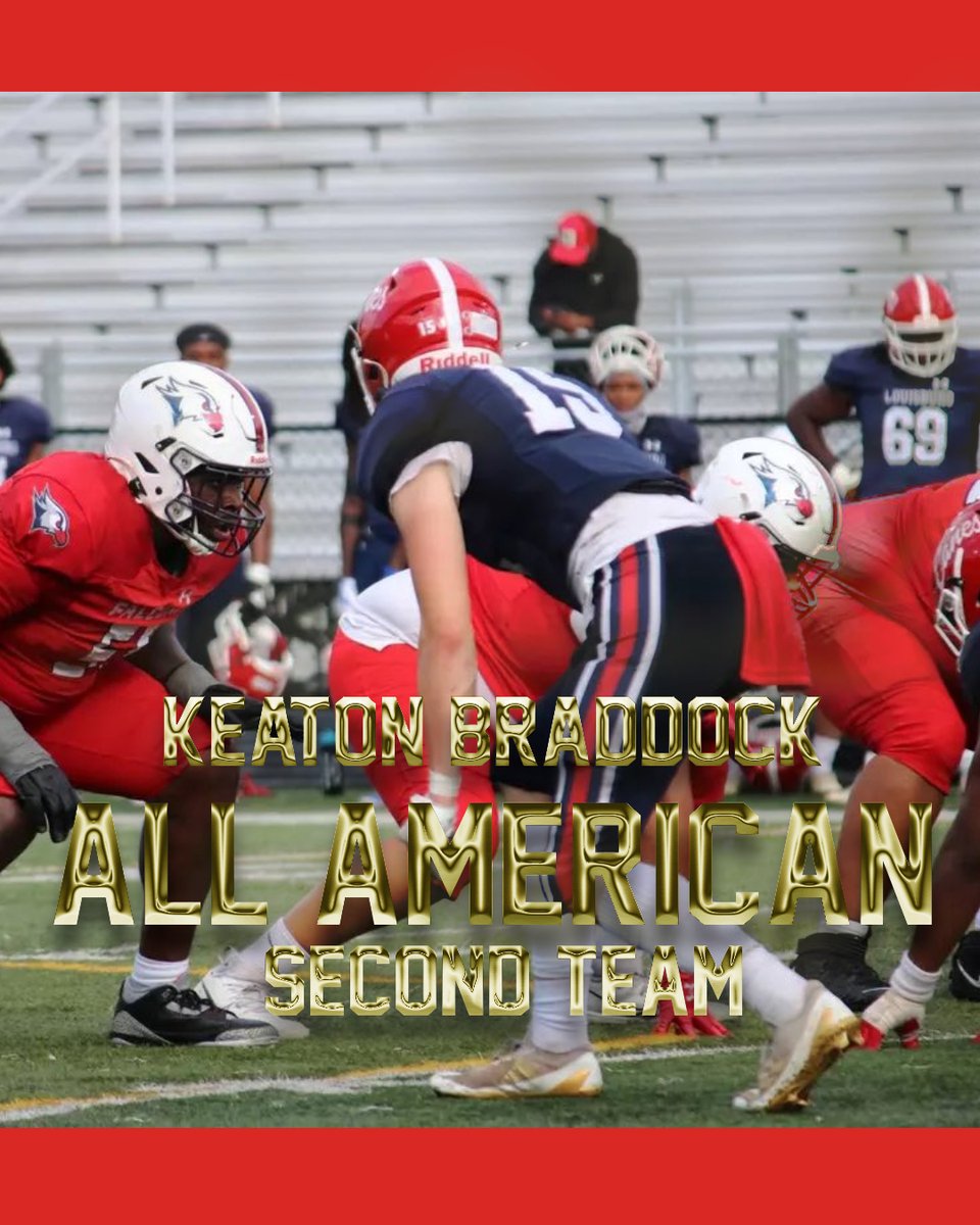 Louisburg_FB's tweet photo. Congratulations to @Keaton63045076 @MackDavis704  @KamalThames and @MarkissNelson25 for being named Second Team All-American! #LOUCOproduct https://t.co/bHBNNdW4pG