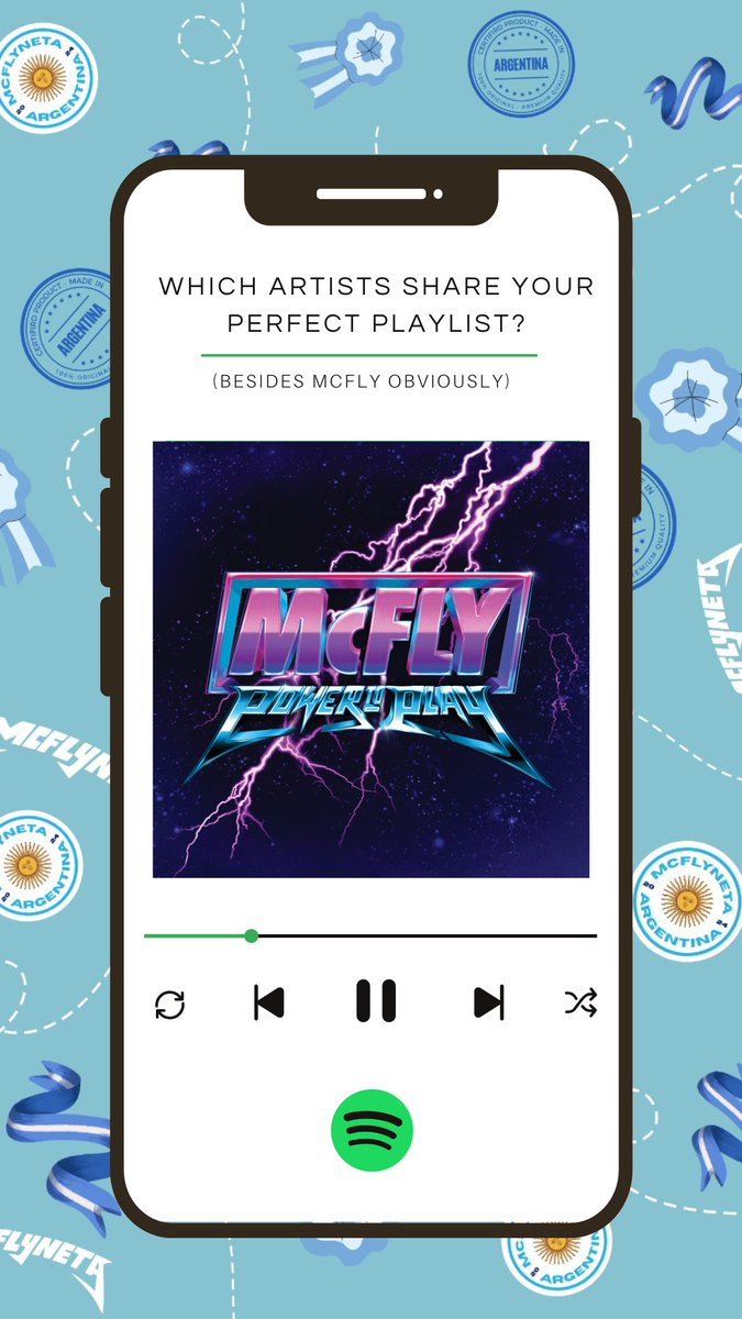 mcflyneta's tweet image. Para ustedes qué artistas compartirían su Playlist ideal? Estamos curiosas 👀