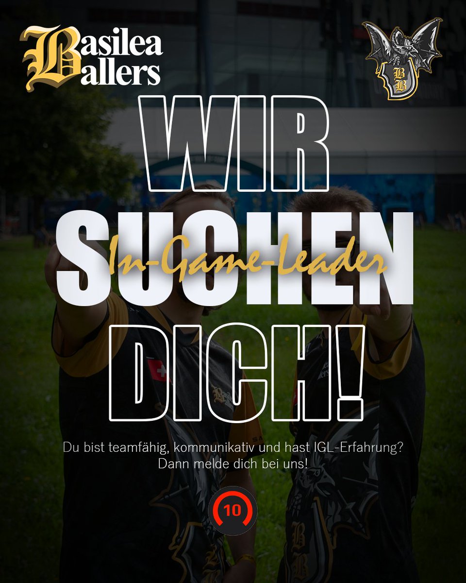 Du hast 2k Elo auf FACEIT und suchst einen festen 4er Core den du anführen kannst? Du hast bereits Erfahrung als IGL im DACH Bereich? Du möchtest Teil einer communityorientierten, gefestigten Orga sein?

𝑫𝒂𝒏𝒏 𝒎𝒆𝒍𝒅𝒆 𝒅𝒊𝒄𝒉 𝒃𝒆𝒊 𝒖𝒏𝒔! 💛
#LFP