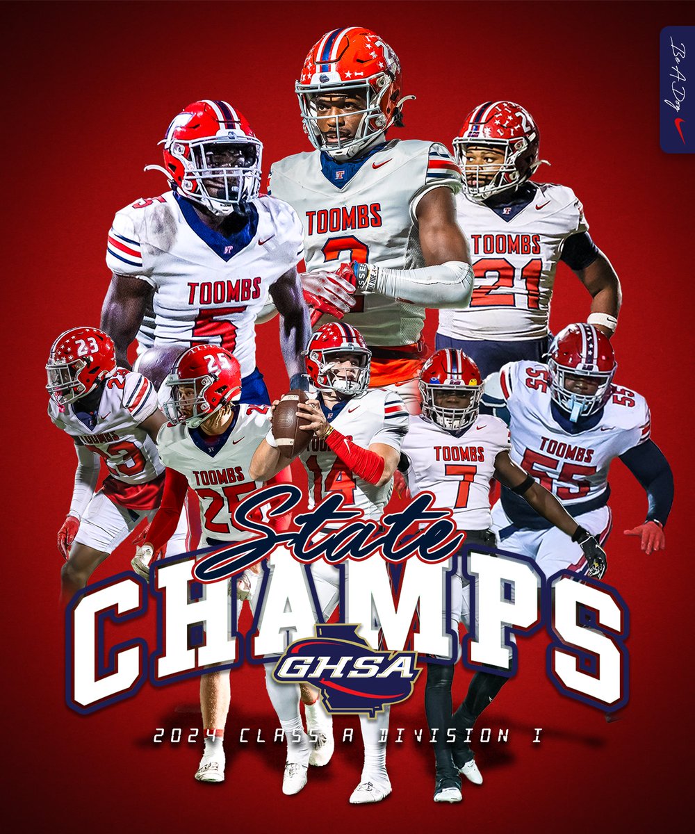 ToombsFootball1's tweet image. 2024 GHSA Class A Division I CHAMPS!! Thank you to everyone who has played a part in this special season! Go Dogs! #BeADog