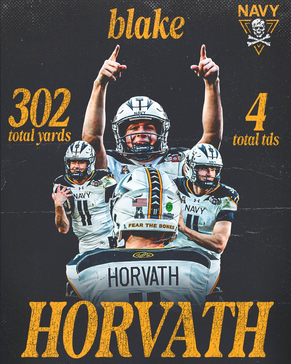 Blake had a historic day!

#FearTheBones | #GoNavy | #RollGoats