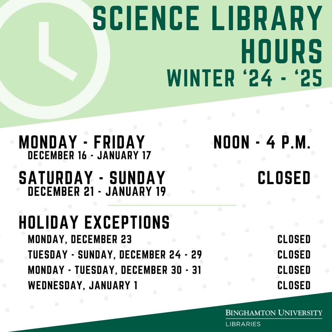 Binghamton University Libraries tweet media