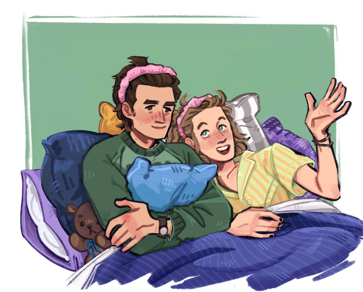 kasphacked's tweet photo. girls night ✨✨✨

commission for @MojoWitchcraft for her fic ‘acta, non verba’ (link and an alternate version in the thread!!) https://t.co/VettjPcOU6
