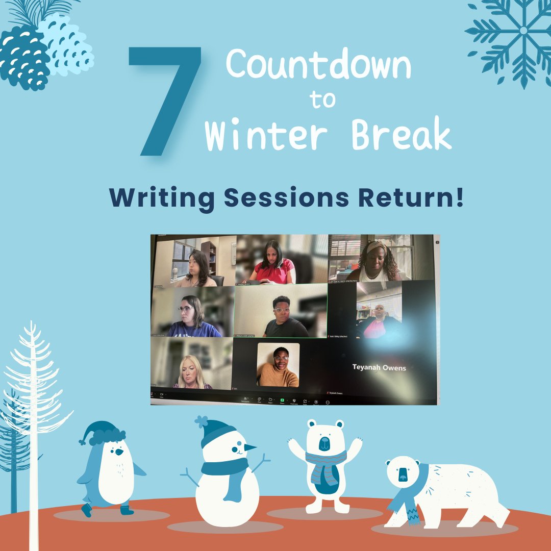 MassCommGrad's tweet image. #CountdownToWinterBreak: Highlight #7 ✍️📚

We’re excited to see the return of our writing sessions for grad students! These focused work times provide a supportive environment to enhance productivity and foster collaboration. 

#WritingSessions #GeauxManship #12daysofMCgrad
