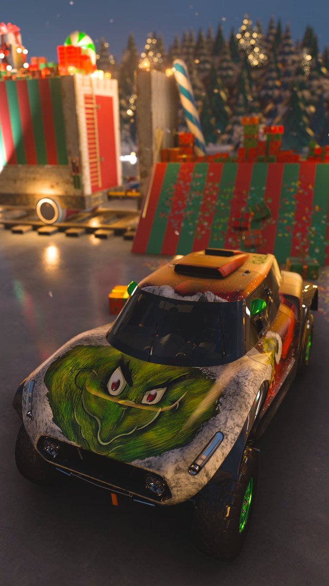 Power7329_'s tweet image. The Grinch 

New #EventLab collaboration with @mesasphere

2018 MINI X-Raid John Cooper Works Buggy
🎨 Grinch livery SC: 801 828 370
🧪 Santa Express SC: 810 827 234

#ForzaHorizon5 #ForzaShare