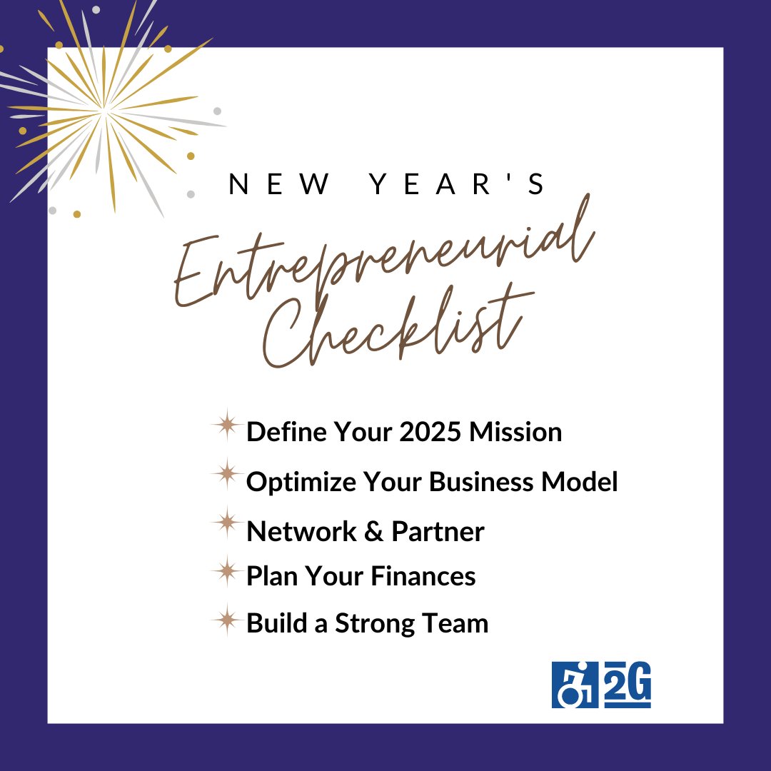 As you’re creating your New Year’s resolutions, and manifesting a strong 2025, make sure to check out our entrepreneurial checklist for success!