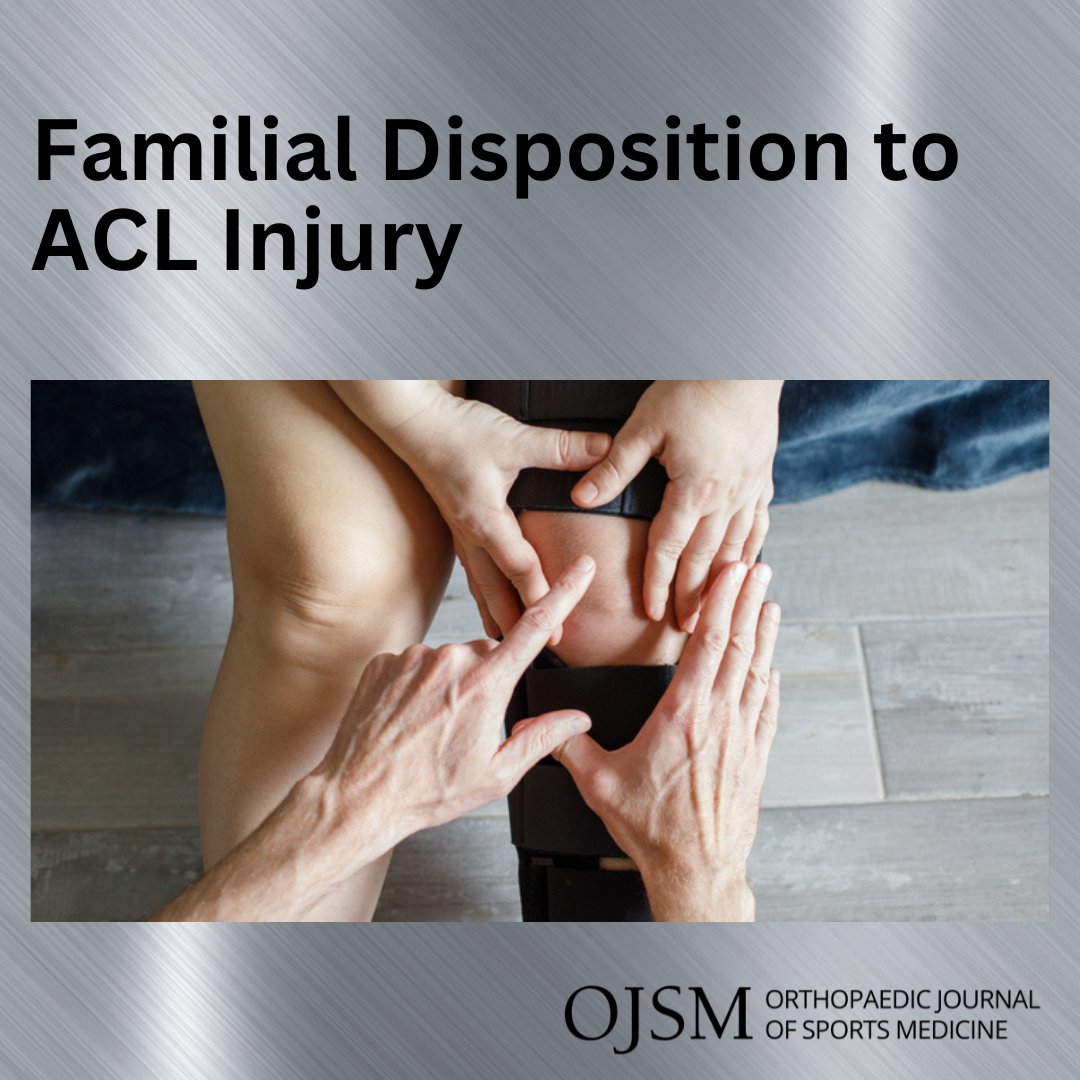 AOSSM Journals (@aossmjournals) on Twitter photo Professional Male AFL players with #ACL injury history were 3x more likely to have a family history compared to those without. This association was not statistically significant in female AFL players.
ow.ly/tOvU50UsN11
<a href="/Sass_Hasani/">Sara Hasani</a> @feller_Julian <a href="/DrKateWebster/">Kate Webster</a> Professional Male AFL players with #ACL injury history were 3x more likely to have a family history compared to those without. This association was not statistically significant in female AFL players.
ow.ly/tOvU50UsN11
<a href="/Sass_Hasani/">Sara Hasani</a> @feller_Julian <a href="/DrKateWebster/">Kate Webster</a>