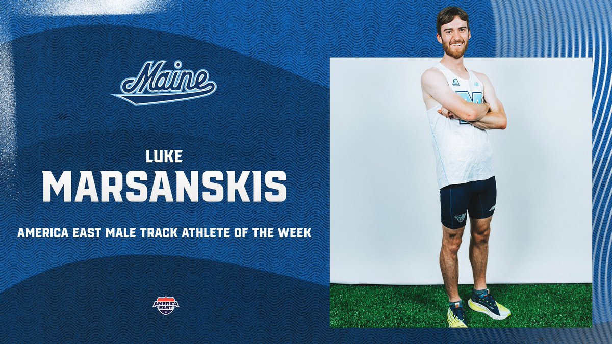Congratulations to Luke for being named the America East Male Track Athlete of the Week!

#blackbearnation