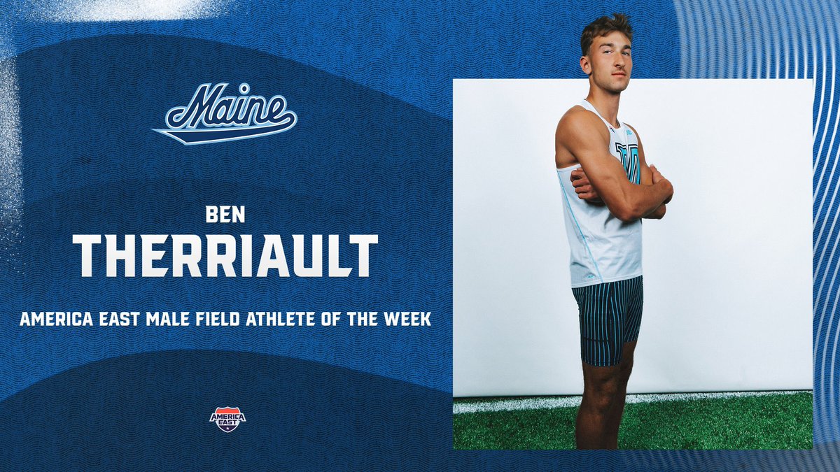 Congratulations to Ben for being named the America East Male Field Athlete of the Week!

#blackbearnation