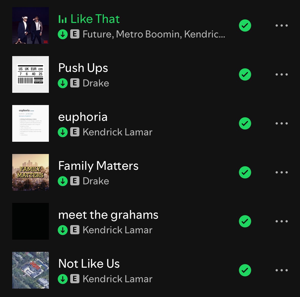 Sometimes I relisten to the Drake vs Kendrick diss tracks in chronological order just to feel something again
