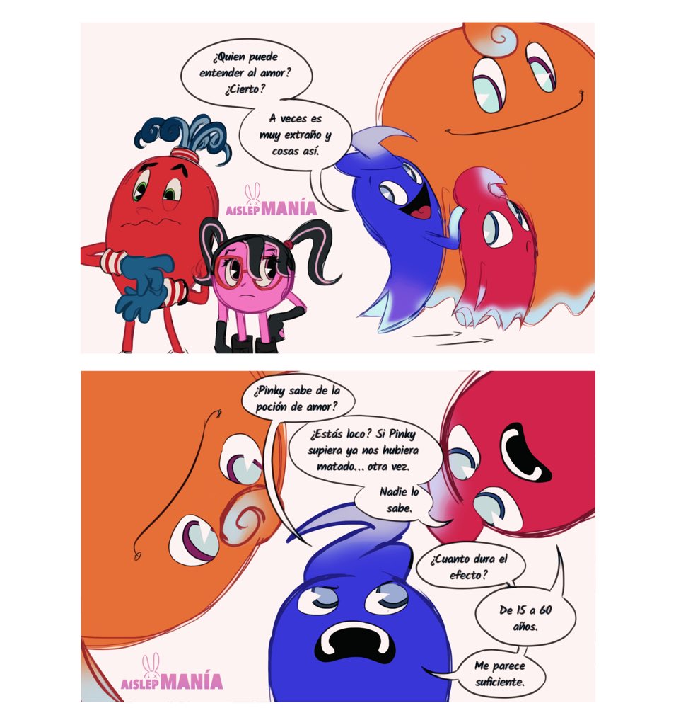 Aislep_'s tweet image. Un mini cómic. Hagan sus preguntas.
(Coman hijos, coman).

#pacman #pacmanxpinky #pmatga #patga #pacmanandtheghostlyadventures #comic #ship