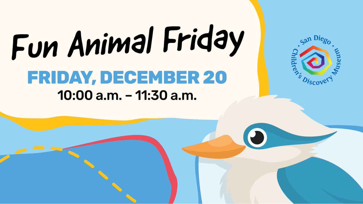 Get ready for a jam packed December Fun Animal Friday with Critter Encounters! On Friday, December 20 from 10:00 a.m. - 11:30 a.m. families will enjoy a special storytime, craft, and meet and greet with a tarantula, chinchilla, gecko, and kookaburra 🕷️🦎